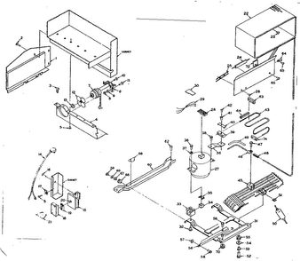 Part Location Diagram of 510980 Maytag Refrigerator condenser