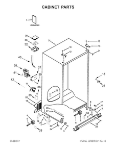 Part Location Diagram of W10811572 Whirlpool INSULATION