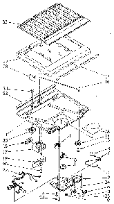 Compartment Separator Diagram and Parts List for ET18JKYSG01  Whirlpool Refrigerator