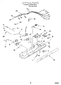 CONTROL Diagram and Parts List for KSRS25FGSS11  KitchenAid Refrigerator