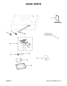 Part Location Diagram of W11106830 Whirlpool SOCKET