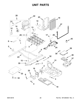 Part Location Diagram of W10796753 Whirlpool START-DEV