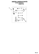 MISCELLANEOUS  PARTS, OPTIONAL PARTS (NOT INCLUDED) Diagram and Parts List for 3RLSQ8000JQ4  Whirlpool Washer