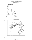 WIRING HARNESS Diagram and Parts List for AL6245VL0  Whirlpool Washer