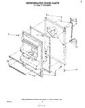 REFRIGERATOR DOOR , NOT ILLUSTRATED Diagram and Parts List for ET18TK1MWR1  Whirlpool Refrigerator