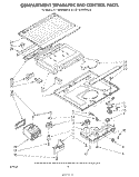 COMPARTMENT SEPARATOR AND CONTROL Diagram and Parts List for ET14JKXMWR6  Whirlpool Refrigerator
