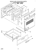 Part Location Diagram of 3148234 Whirlpool FRAME-GLAS