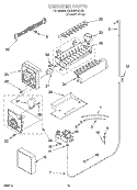 ICE MAKER, OPTIONAL Diagram and Parts List for KSRS25IHBU00  KitchenAid Refrigerator