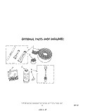 LIT/OPTIONAL Diagram and Parts List for AC0752XM2  Whirlpool Air Conditioner