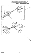 WIRING HARNESS, LIT/OPTIONAL Diagram and Parts List for FEP330BL0  Roper Range