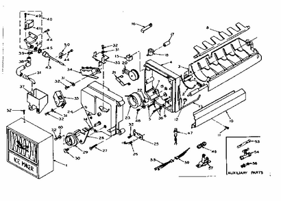 Icemaker Parts Diagram and Parts List for 106W14GIML2  Kenmore Refrigerator