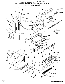Pedestal Diagram and Parts List for 1745*0A  Roper Range