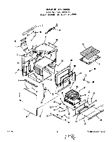Body Diagram and Parts List for 1276*0A  Roper Range