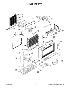 Part Location Diagram of W11648069 Whirlpool HARNS-WIRE