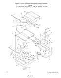 BROILER AND OVEN BURNER Diagram and Parts List for F8857W0  Roper Range