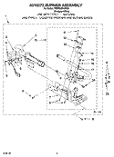 8318272 BURNER ASSEMBLY Diagram and Parts List for 7MBPS8843MQ0  Whirlpool Dryer