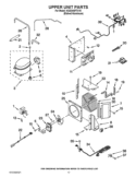 UPPER UNIT PARTS Diagram and Parts List for KSSO48FTX15  KitchenAid Refrigerator