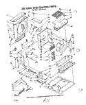 AIR FLOW AND CONTROL , LIT/OPTIONAL Diagram and Parts List for ALF21040  Whirlpool Air Conditioner