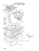 SHELF, OPTIONAL Diagram and Parts List for ET1MTKXKT00  Whirlpool Refrigerator