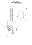 FAN, LITERATURE Diagram and Parts List for RS386PXEB0  Whirlpool Range