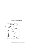 MISCELLANEOUS Diagram and Parts List for LA5200XTG1  Whirlpool Washer