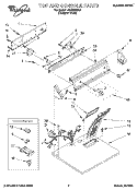 SECTION Diagram and Parts List for LER4624BQ1  Whirlpool Dryer