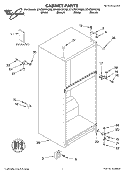 Part Location Diagram of LIT2262163 Whirlpool Literature Parts (Service & Wiring Sheet)