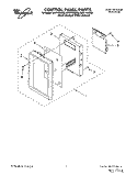 CONTROL PANEL Diagram and Parts List for MH7115XBQ2  Whirlpool Microwave