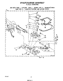 694670 BURNER Diagram and Parts List for LG7681XPW0  Whirlpool Dryer