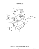 OVEN Diagram and Parts List for D5257X2  Roper Range