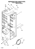REFRIGERATOR LINER PARTS Diagram and Parts List for ITQ225300  Inglis Refrigerator
