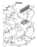 Part Location Diagram of 943487 Whirlpool EXCHANGER, HEAT