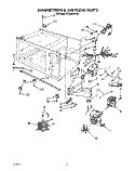 SECTION Diagram and Parts List for MT2080XYQ0  Whirlpool Microwave