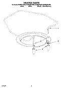 HEATER PARTS Diagram and Parts List for KUDP01DLBL6  KitchenAid Dishwasher
