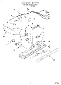 CONTROL Diagram and Parts List for 6ED22ZRXDW00  Whirlpool Refrigerator