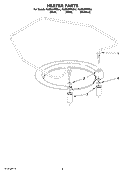 HEATER PARTS Diagram and Parts List for KUDI02FRWH4  KitchenAid Dishwasher