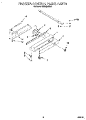 FREEZER CONTROL PANEL Diagram and Parts List for KSSS48MDX02  KitchenAid Refrigerator