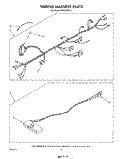 WIRING HARNESS , LITERATURE AND OPTIONAL Diagram and Parts List for MW8500XS2  Whirlpool Microwave