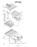 SHELF Diagram and Parts List for ET18XKXRWR0  Whirlpool Refrigerator