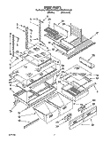 SHELF, LIT/OPTIONAL Diagram and Parts List for KTRC20KAWH02  Whirlpool Refrigerator