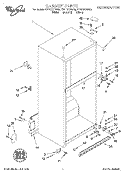 CABINET Diagram and Parts List for ET21DKXDW05  Whirlpool Refrigerator