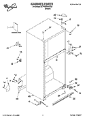 Part Location Diagram of 2254316 Whirlpool Kickplate Grille - Bisque