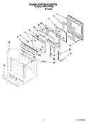 Part Location Diagram of W10136472 Whirlpool Bracket, Handle