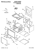 OVEN PARTS Diagram and Parts List for KDRP467KSS09  KitchenAid Range