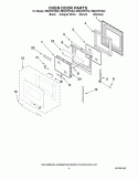 Part Location Diagram of W10169804 Whirlpool Door Handle - White