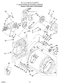 SECTION Diagram and Parts List for KEYS750GZ0  KitchenAid Dryer