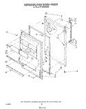 REFRIGERATOR , NOT ILLUSTRATED Diagram and Parts List for ET18VKXSW03  Whirlpool Refrigerator