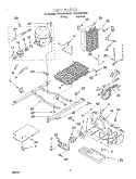 UNIT Diagram and Parts List for TS22AQXGN01  Whirlpool Refrigerator