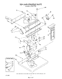 TOP AND CONSOLE , LITERATURE AND OPTIONAL Diagram and Parts List for LG6881XTG0  Whirlpool Dryer
