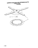 LOWER WASHARM AND STRAINER Diagram and Parts List for KUDD230Y2  KitchenAid Dishwasher